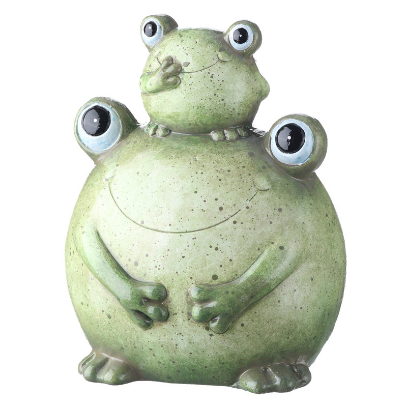 Trinx Franci Frog Toad Ceramic Garden Statue Wayfair 6626